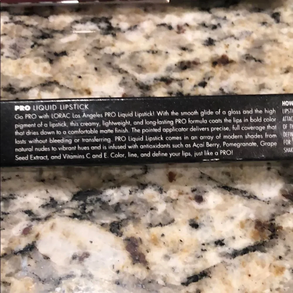 💋 NIB Lorac Pro Liquid creamy Lipstick In Mulberry new in box